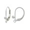 JewelrySupply Sterling Silver (.925) Lever Back Earrings with 3mm Ball (1 Pair of Sterling Silver Earrings)